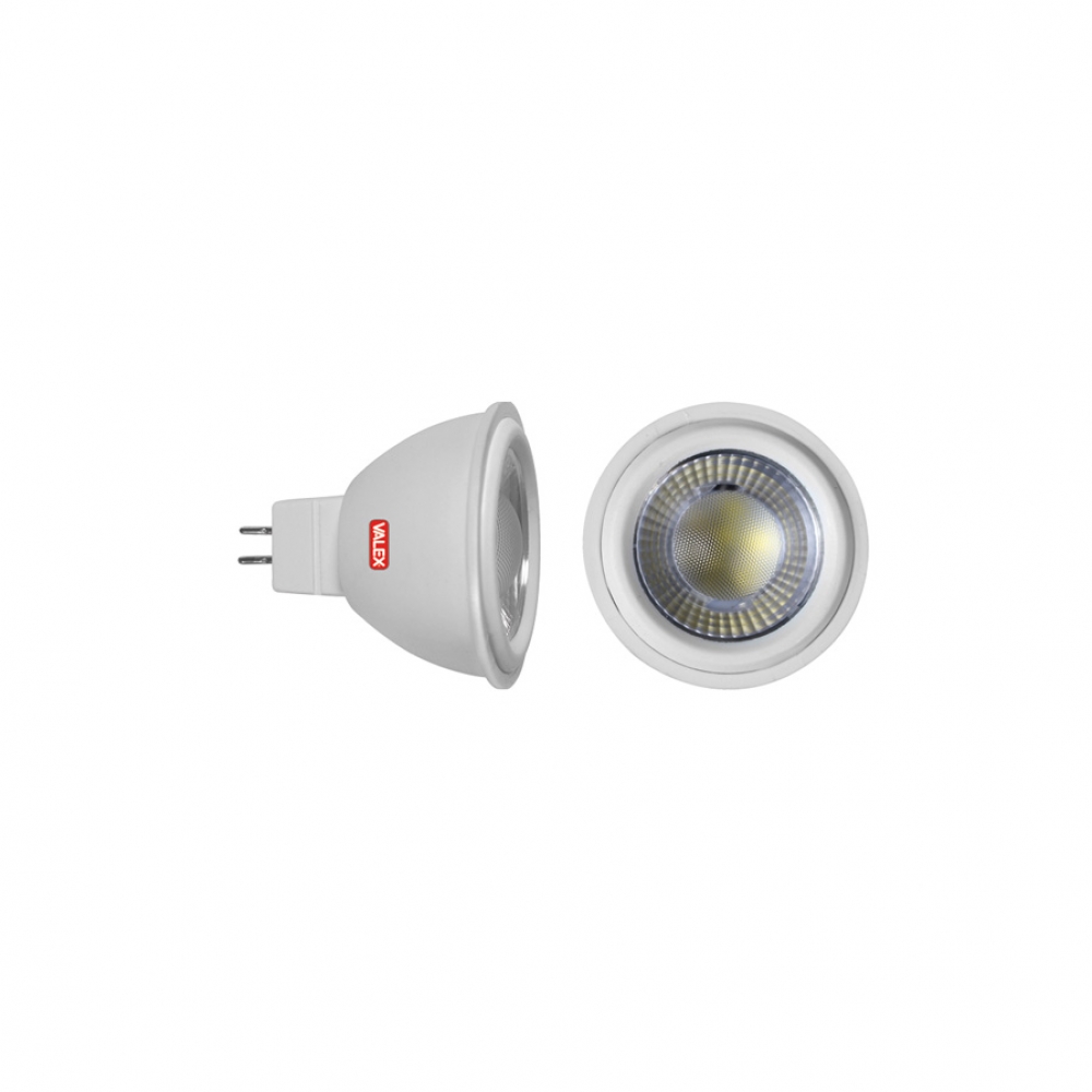 Lampadina led faretto mr16 attacco gu5.3 7w 12v luce fredda