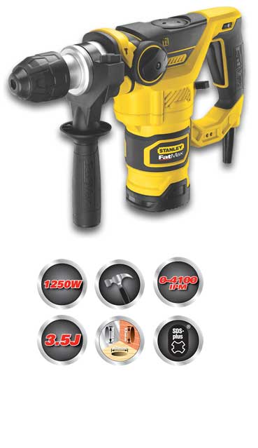 Martello tassellatore 1250 watt sds plus fme1250k qs fatmax