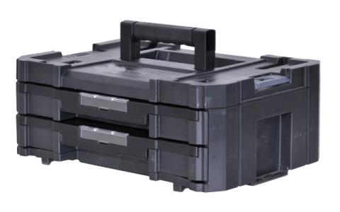 Cassettiera 2 cassetti con set 68 pezzi bussole e accessori 1/2" e 1/4" PRO-STACK FMHT6-97993 FatMax® STANLEY