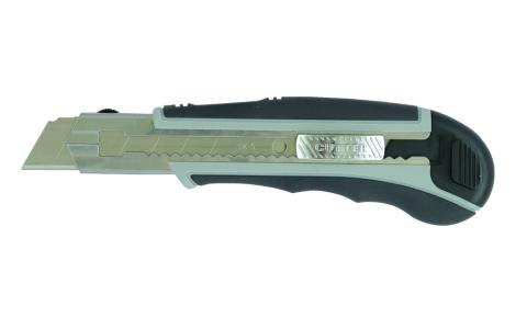 Coltello Cutter autobloccante lama 25 mm guida in metallo 95125 MAURER PLUS