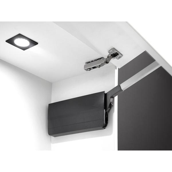 Braccetto Agile Flap per doppia porta sollevabile, 7-11,6 kg, Acciaio e plastica, Grigio antracite 1214123 EMUCA - foto 3