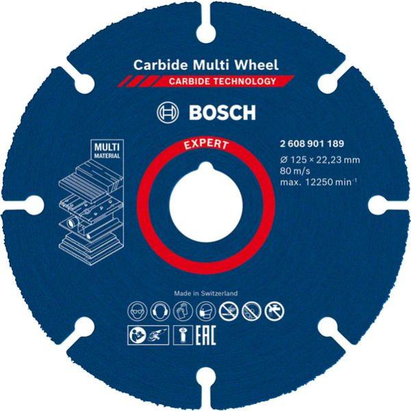 Disco taglio universale Segmentato Carbide Multi Weel 125 mm 2608901189 BOSCH