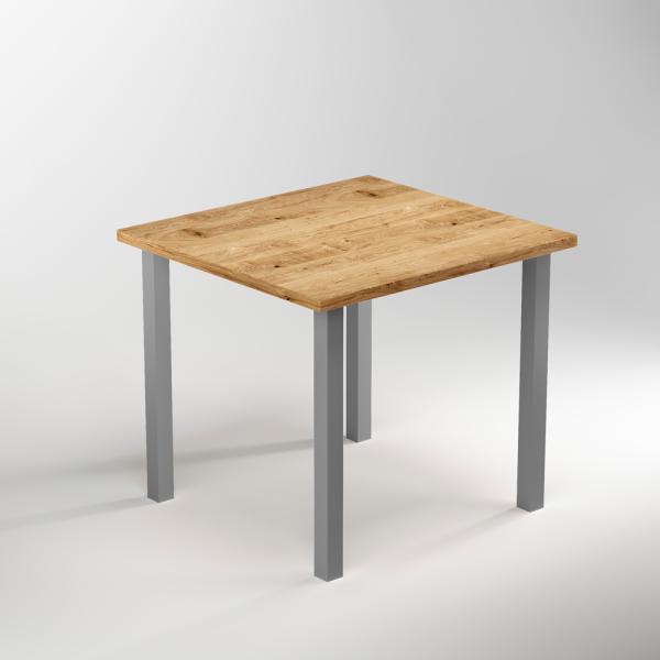 Gambe per tavolo quadrate, 50x50mm, Verniciato alluminio, Acciaio 2047025 EMUCA - foto 3