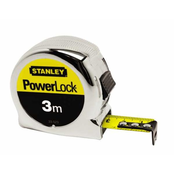 Flessometro POWERLOCK 3 Metri 0-33-522 STANLEY