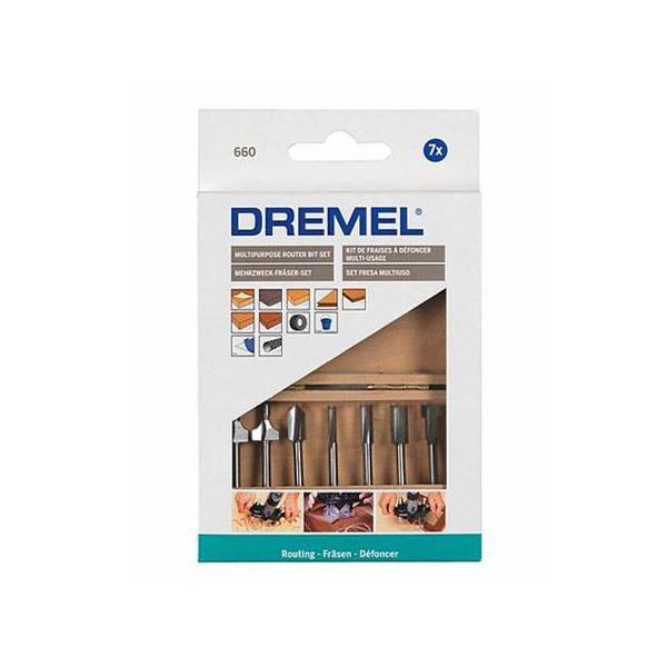 DREMEL Set 7 Frese da legno in cofanetto (660JA) 26150660JA DREMEL&reg; - foto 2